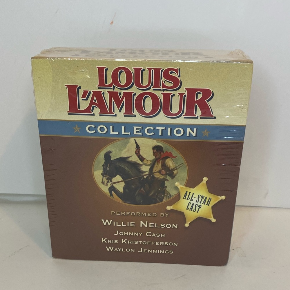 Louis L'amour Collection 7 Stories on 4 Compact Discs  Featuring Willie Nelson